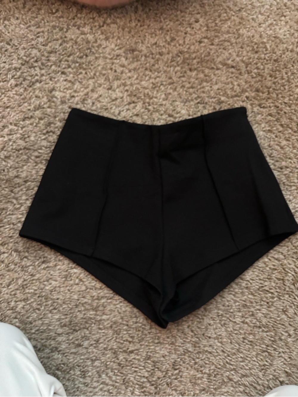 superdown High-Waist Black Tailored Shorts